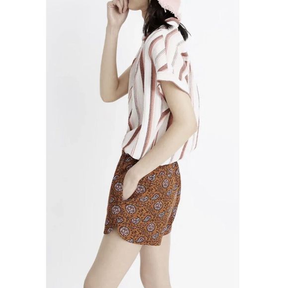 Madewell Paisley Print Shorts - Size Small - Multicolored - Picture 1 of 9